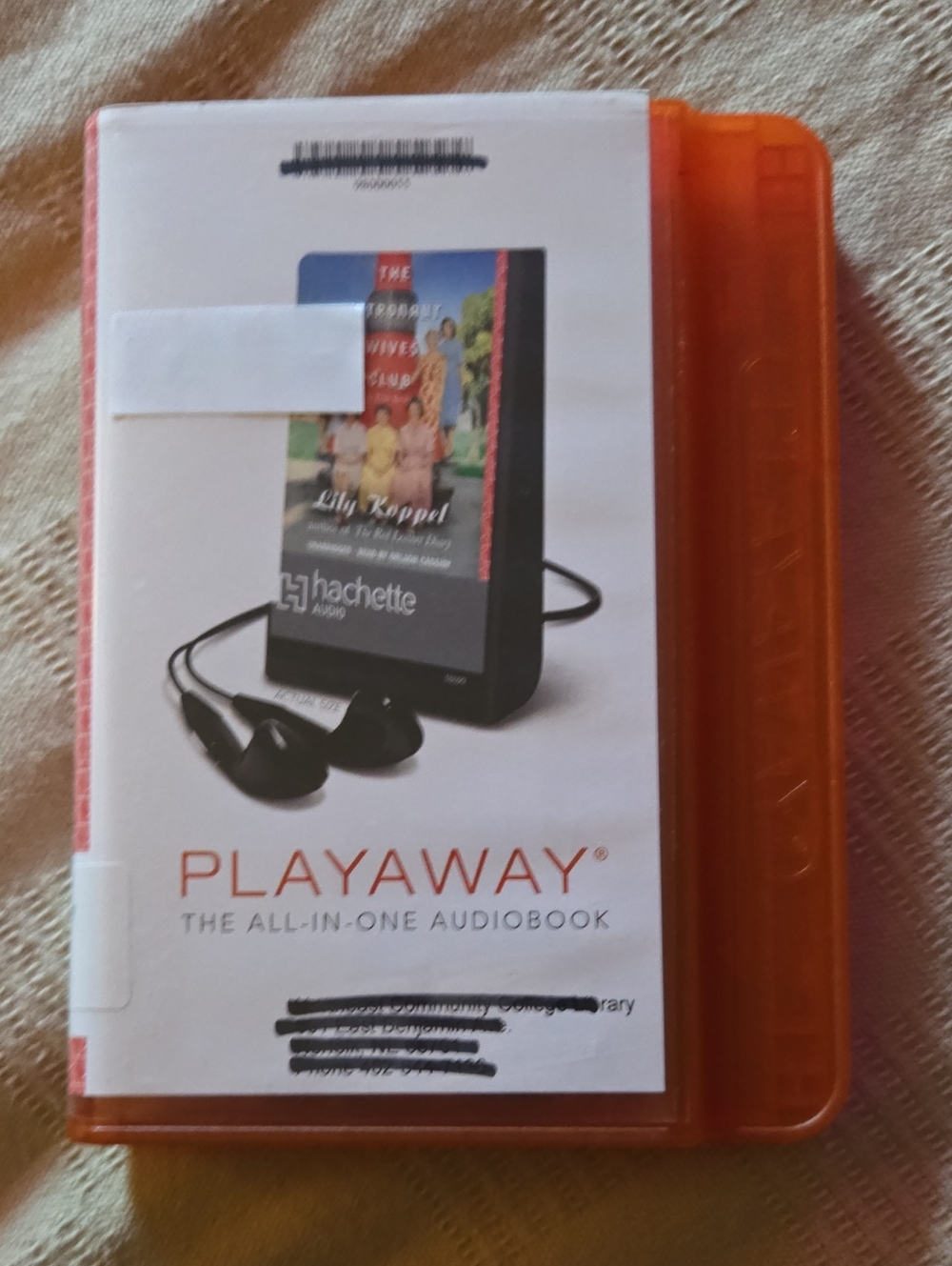 Playaway Audiobook - The Astronaut Wives Club